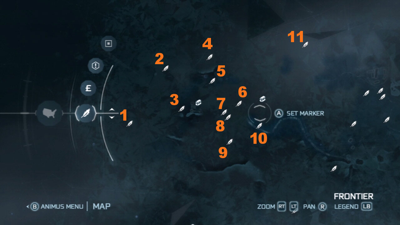 Assassins Creed 3 Feather Locations Guide Find Them All And Unlock