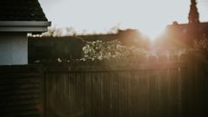 A garden fence