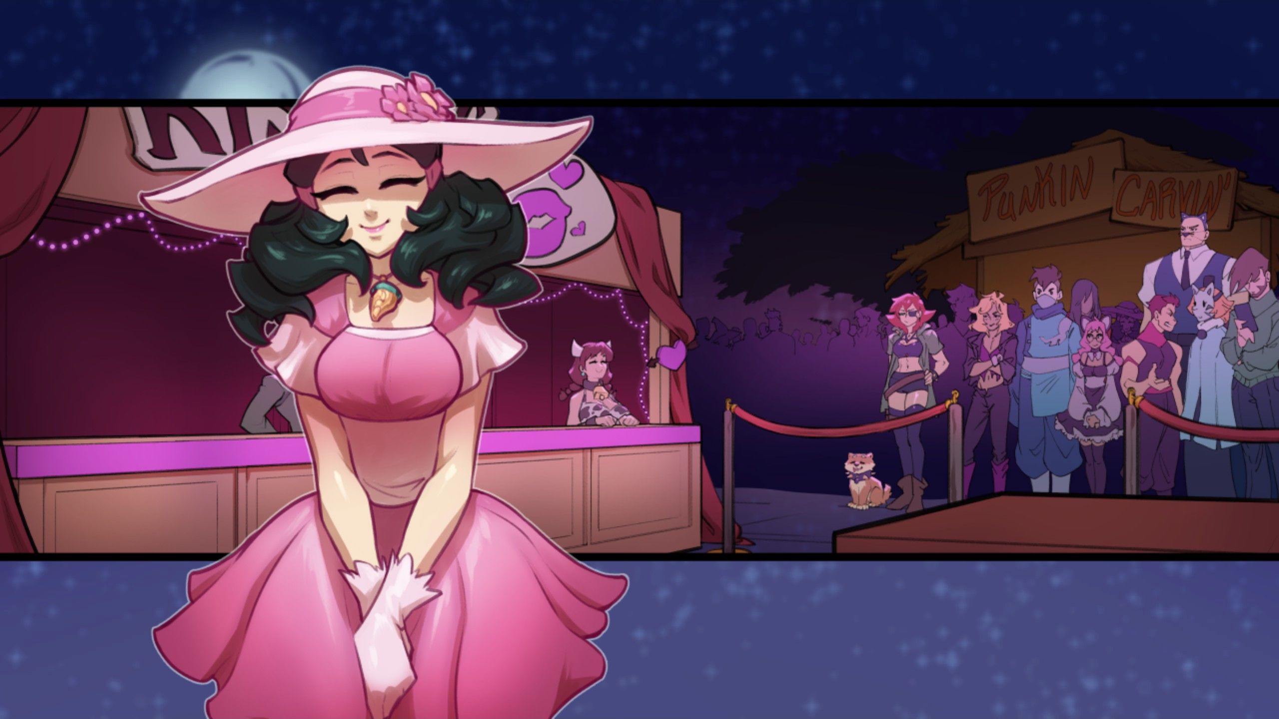  Love Sucks: Night Two is a horny game where the real fantasy isn't sex, it's enjoying a carnival without almost immediately getting tired and wanting to go home 