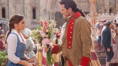 Still of the Beauty and the Beast film, starring Emma Watson and Luke Evans