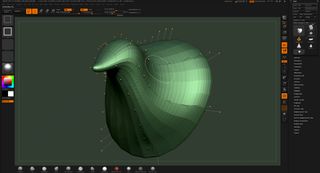 Dynamic Sub-Division makes it easy to manipulate simple geometry