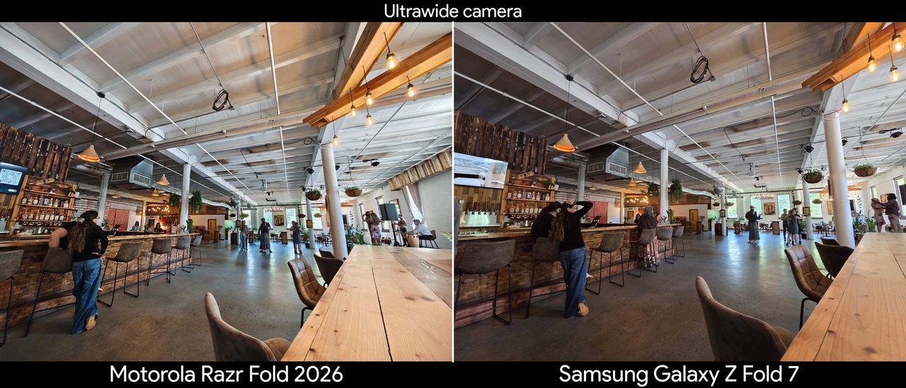 Comparing camera quality between the Motorola Razr Fold 2026 and Samsung Galaxy Z Fold 7
