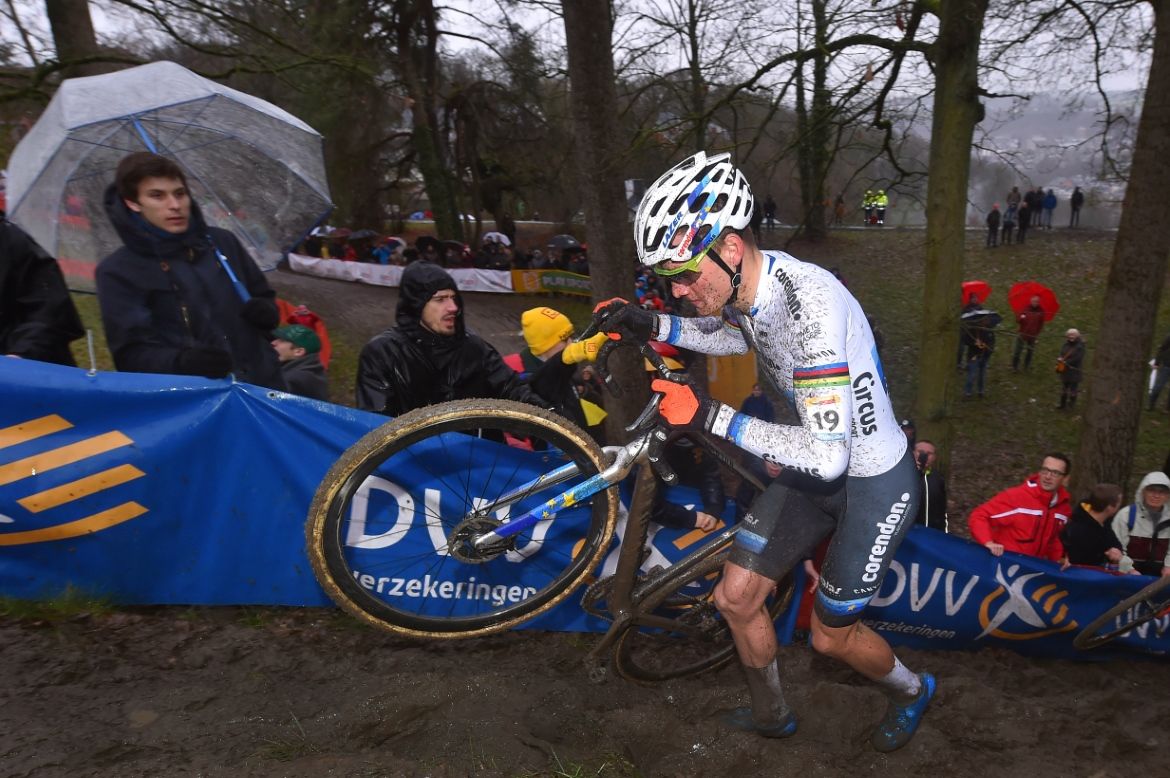 Mathieu van der Poel was in dominant form