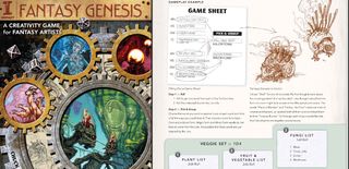 Fantasy Genesis cover and interior shots
