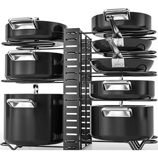 G-TING 8-tier adjustable pot rack organizers