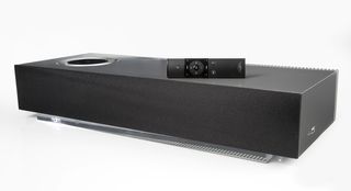 Naim Mu-so on a white background