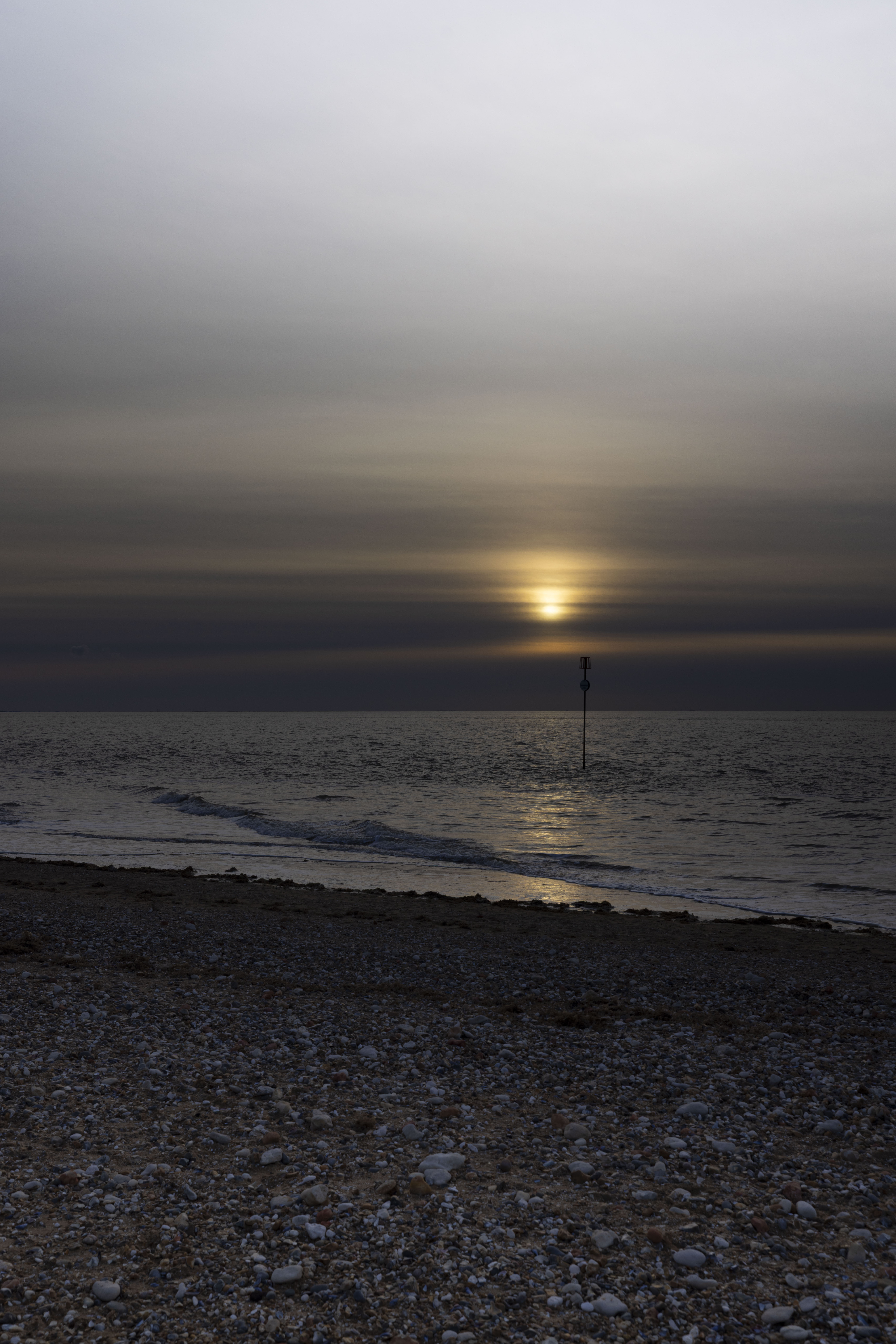 Cokin Nuances Image Quality Test Image of a sunset at a beach