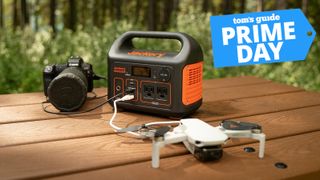 Jackery Explorer 300 with a Prime Day badge