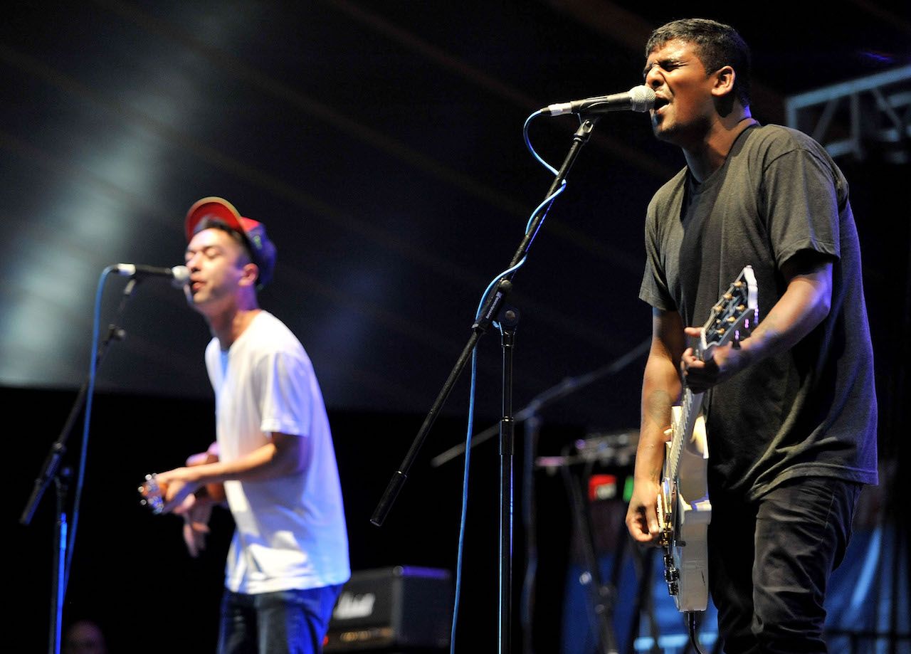 Jamie Jazz, The King Blues (right) (Getty)