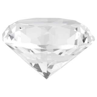 Crystal diamond paperweight