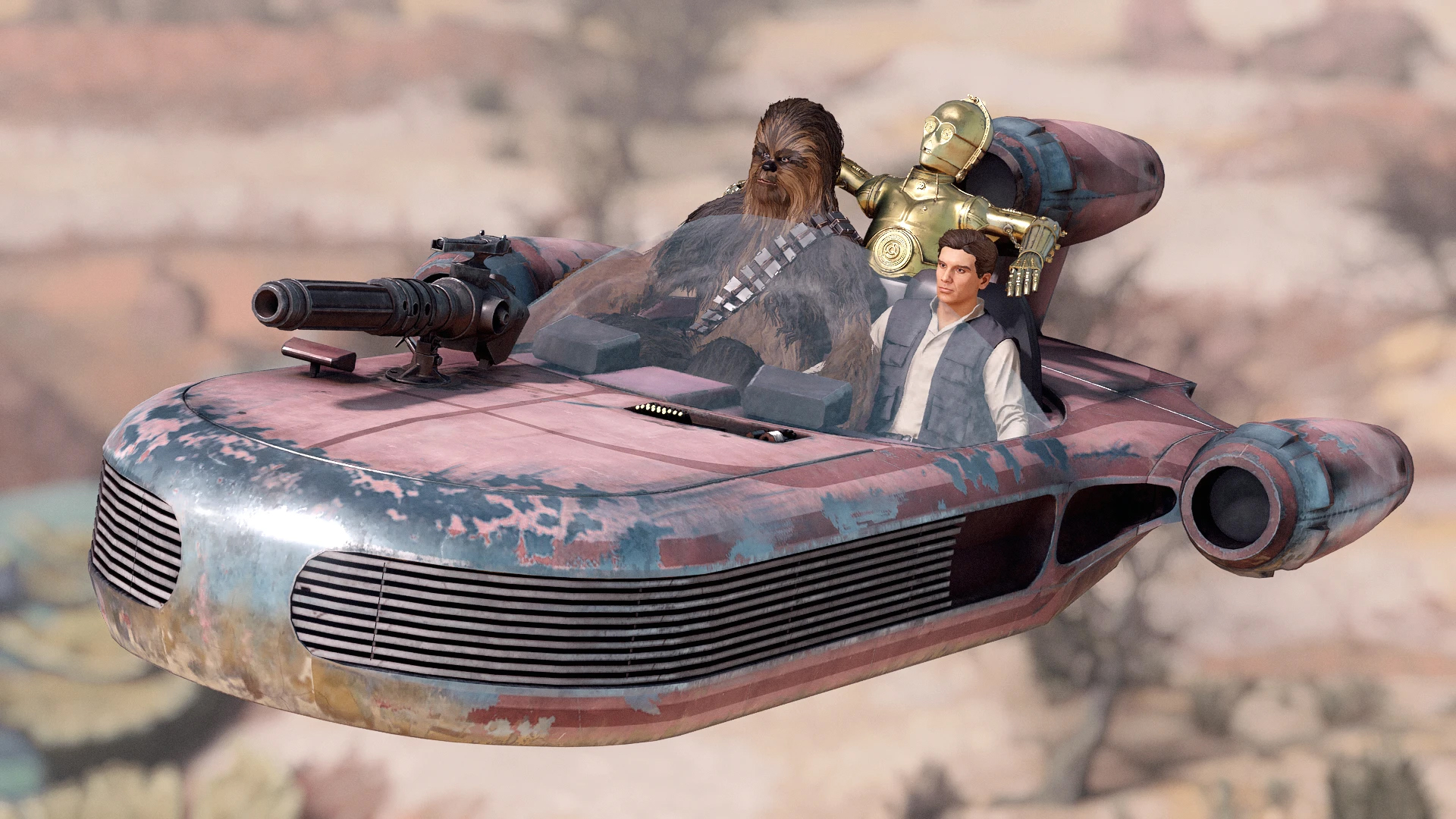 Starfield modders are already trading in Bethesda’s new buggy for Halo’s Warthog and Luke’s landspeeder