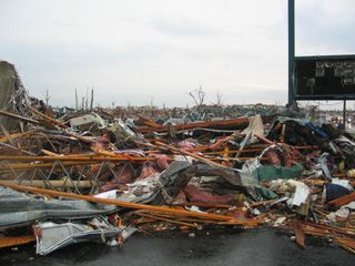 The devastation in Joplin.