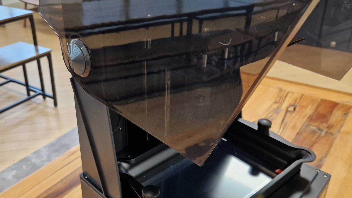 Elegoo Saturn UItra 4 Pro on a wooden table