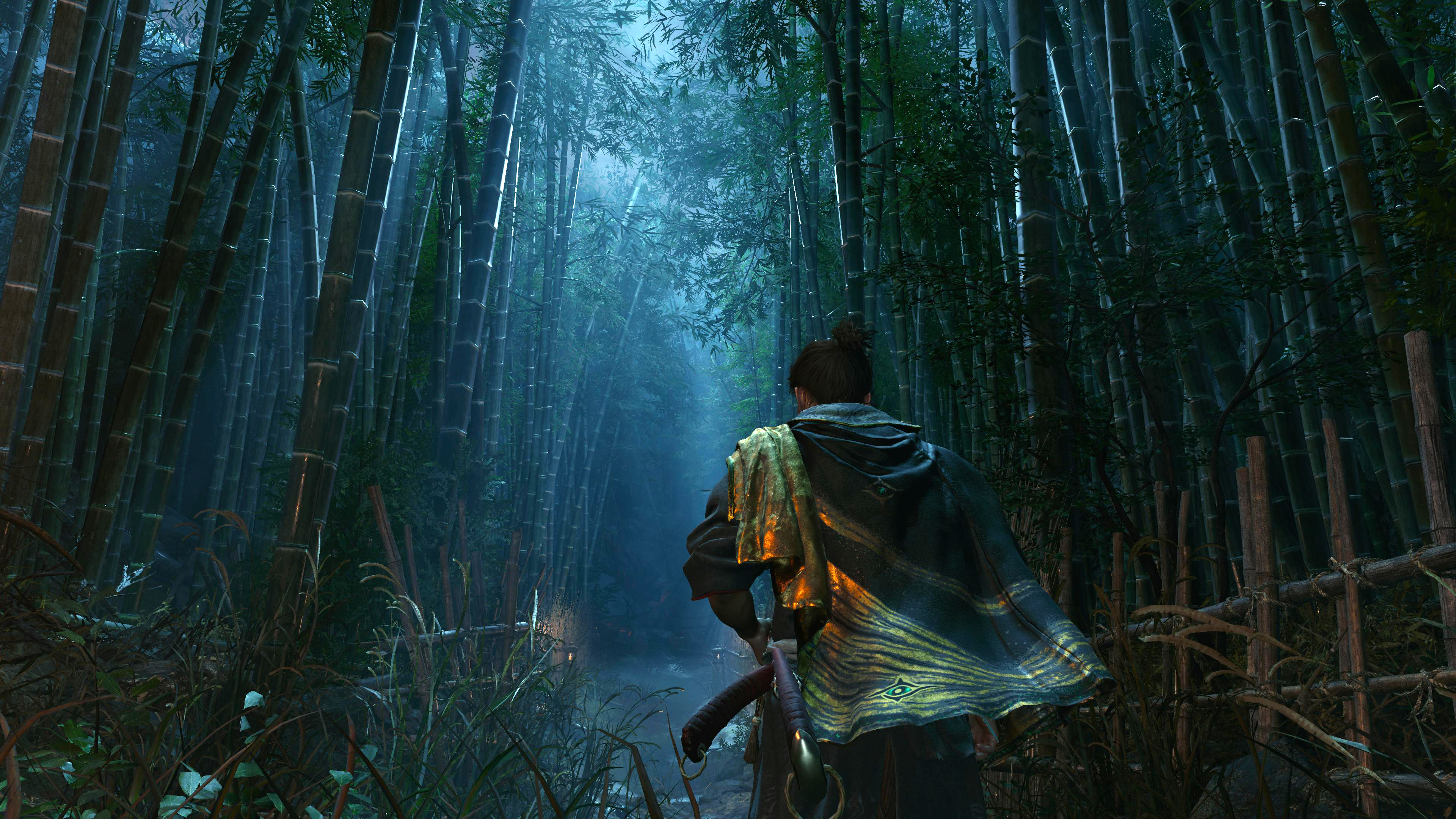 screens from a fantasy samurai game