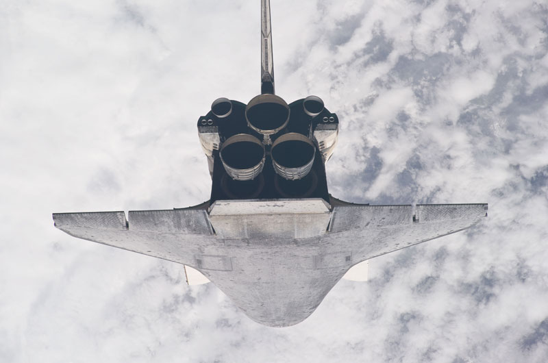 Astronauts Give Shuttle Atlantis One Last Inspection in Space