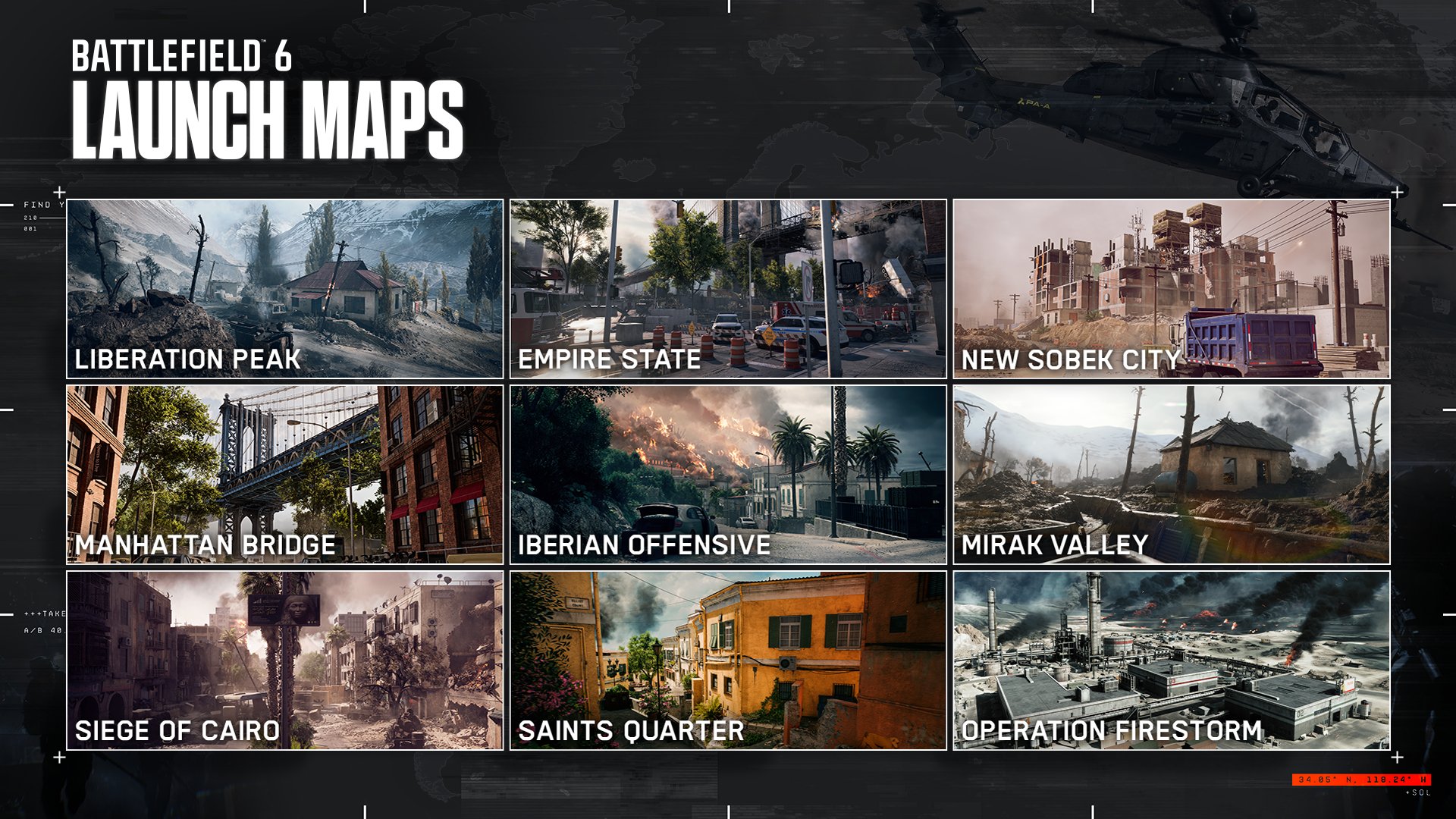 Battlefield 6 launch maps