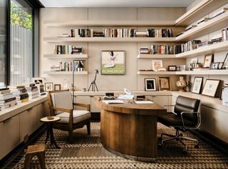 Study by lucas interior in modernist california house