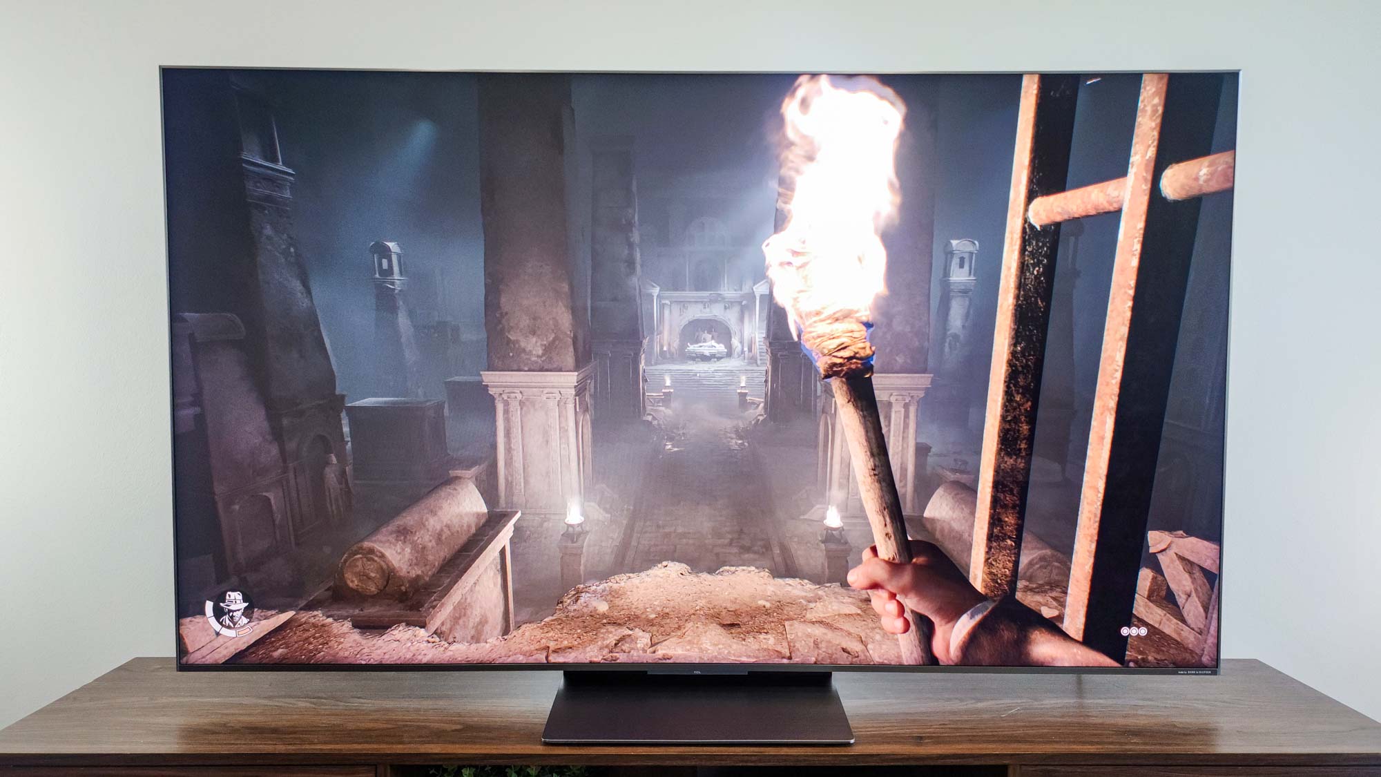 Indiana Jones and the Great Circle on a TCL QM8K QD-Mini LED TV.