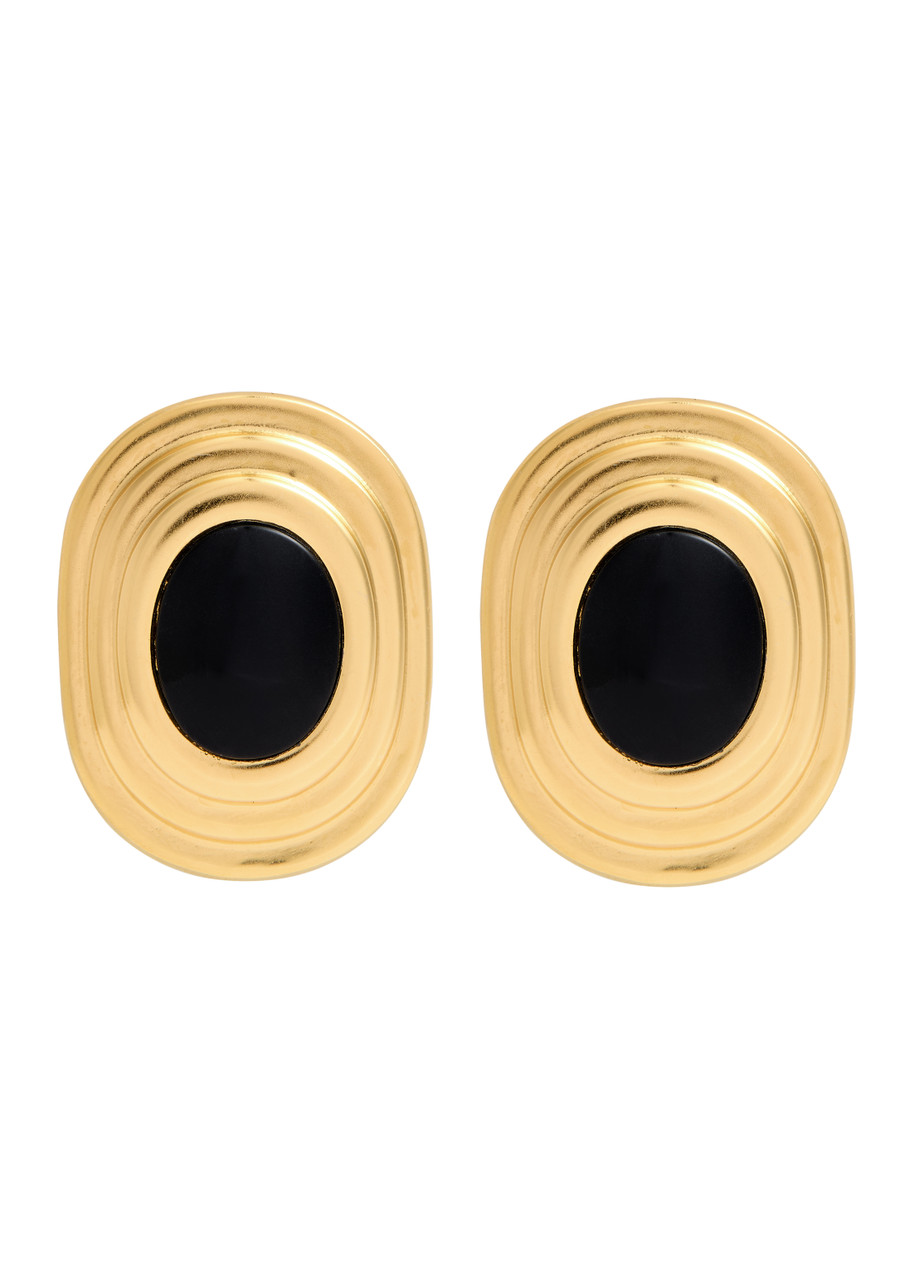 Coco 18kt Gold-Plated Stud Earrings