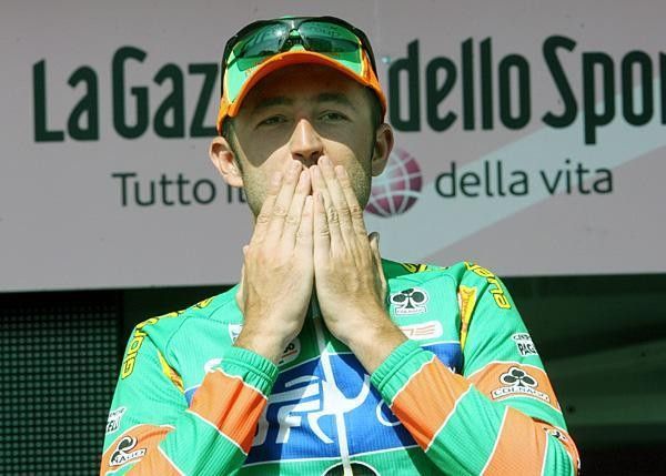 Italy's Matteo Priamo (CSF Group Navigare) on the podium