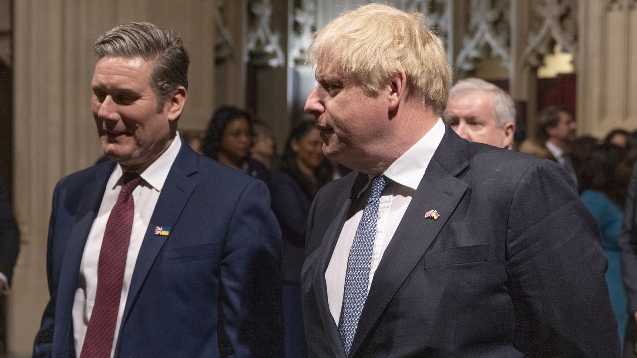 Keir Starmer and Boris Johnson