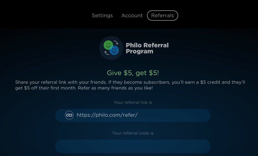Philo now has a referral program so you and a friend can save some cash