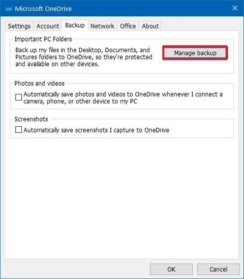 How to set up file backup to OneDrive on Windows 10 May 2020 Update ...