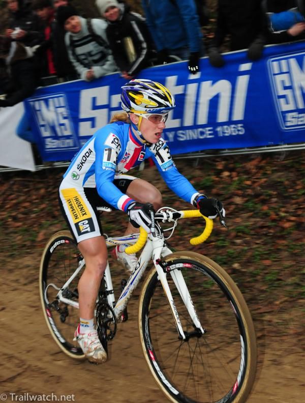 Pavla Havlikova (CZE) riding to an 11th place finish
