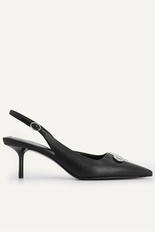 PEDRO Icon Leather Pointed Slingback Pumps