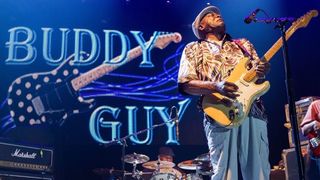 Buddy Guy performs on stage with Frampton's Guitar Circus at Harrah's Resort Southern California on August 30, 2014 in Valley Center, California.