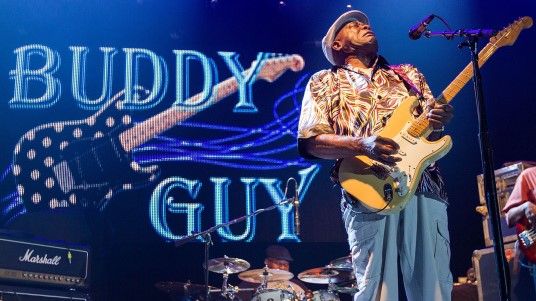 Buddy Guy performs on stage with Frampton&#039;s Guitar Circus at Harrah&#039;s Resort Southern California on August 30, 2014 in Valley Center, California.