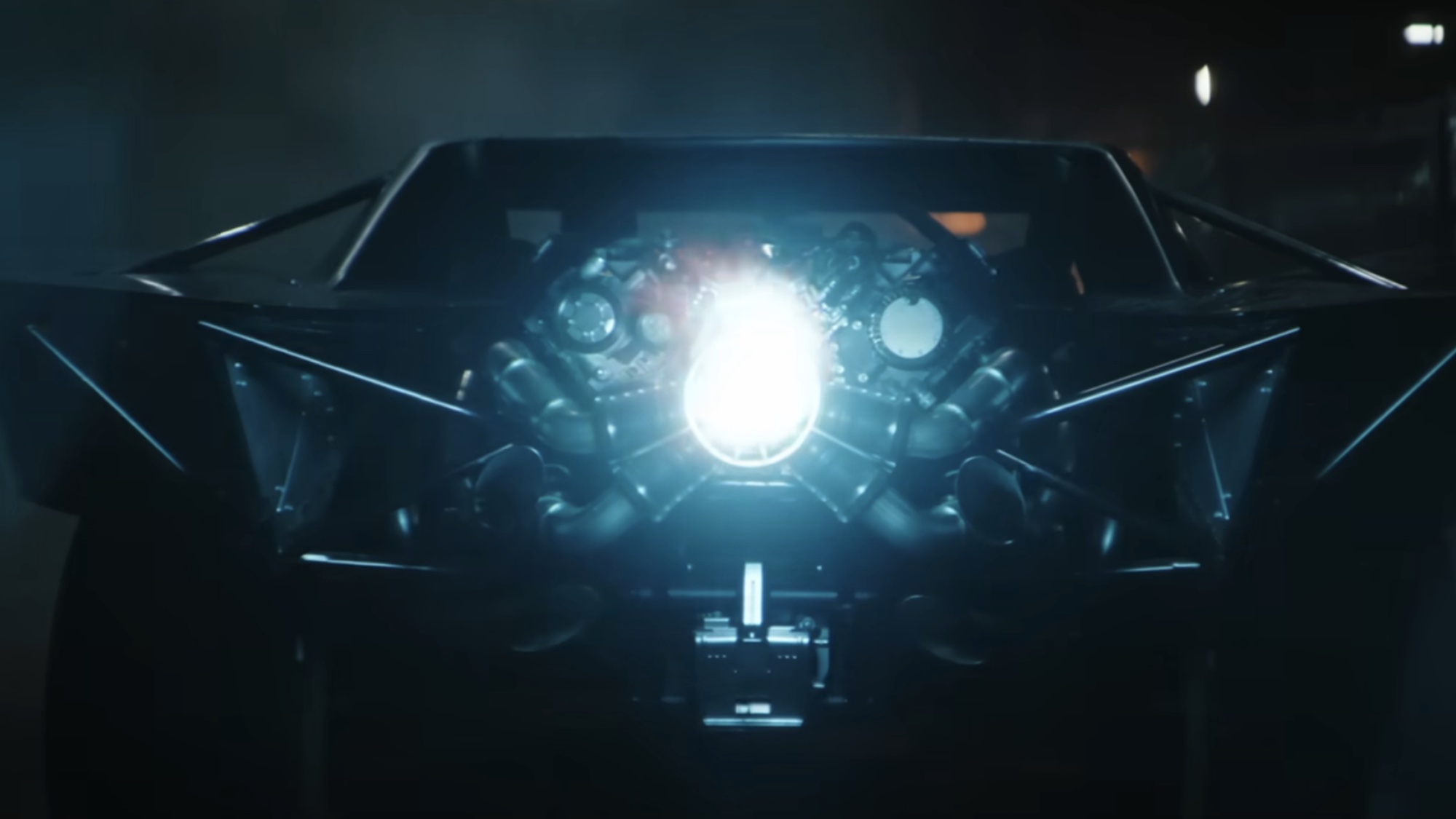 The back of the Batmobile in The Batman.