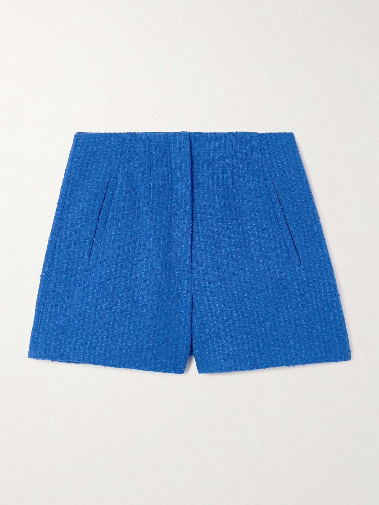 Jazmin Cotton-Blend Bouclé-Tweed Shorts