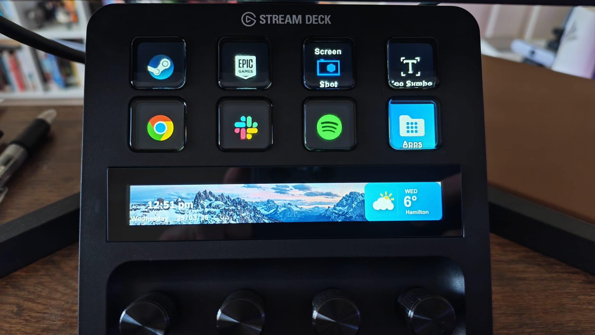 The face of the Elgato Stream Deck Plus