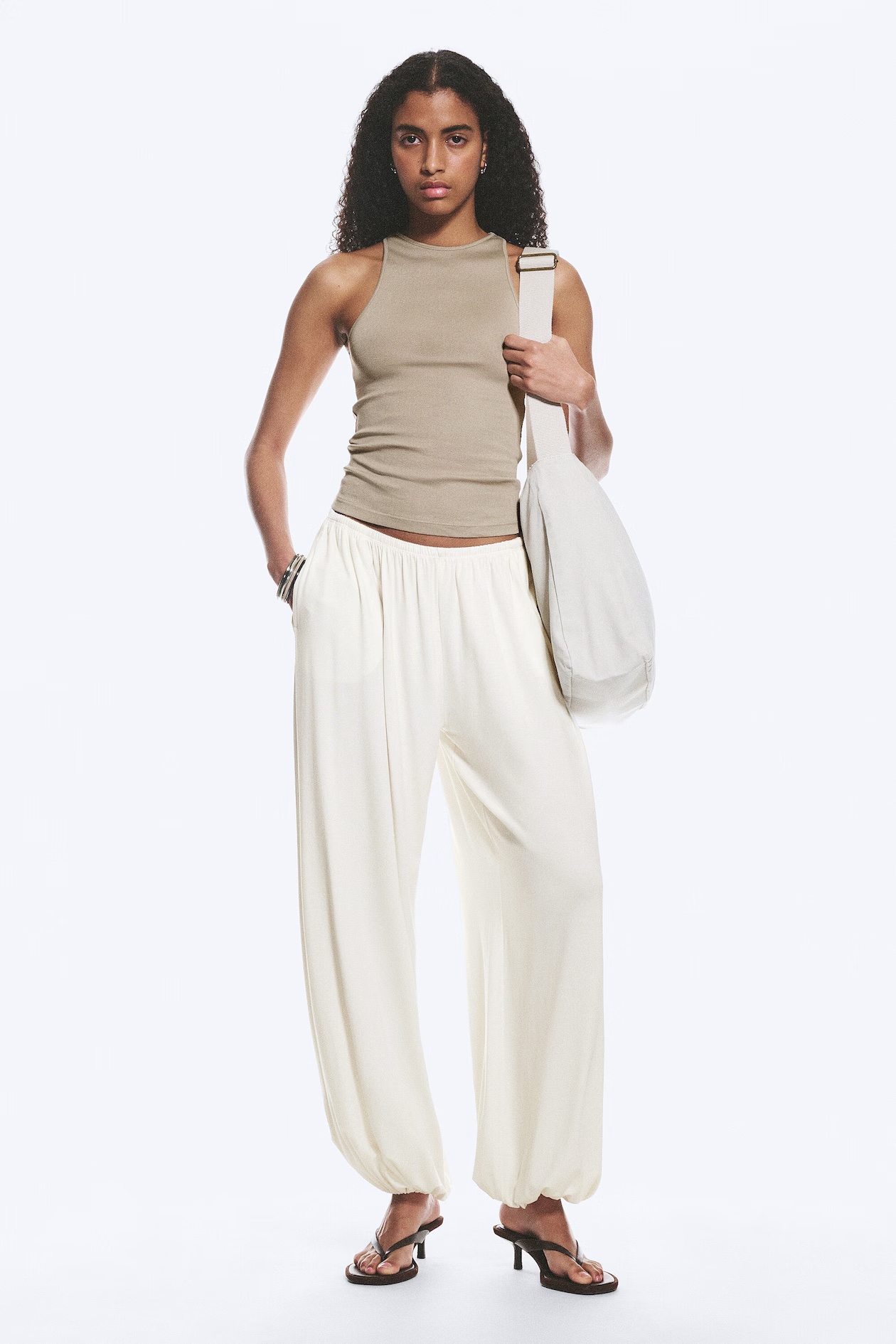 Hold the Jeans—Ballet Flats Look Chicest With This New Season Trouser Trend
