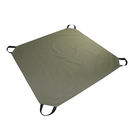 Heavy Duty Garden Waste Mat Tarpaulin With Handles for Outdoor Debris and Disposal