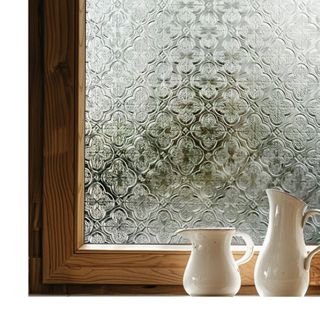 Glassy Petals Design Glass Accent Window Film