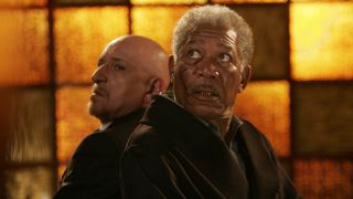 Ben Kingsley and Morgan Freeman in Lucky Number Slevin