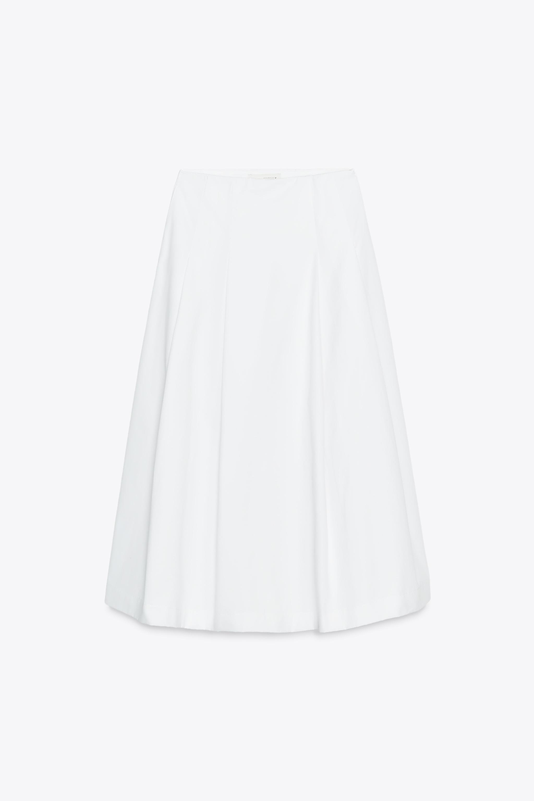 ZARA, Pleated Midi Skirt