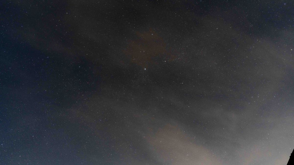 Image of the night sky taken on the Sony A7R V