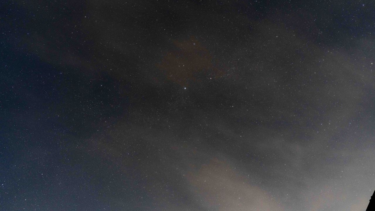 Image of the night sky taken on the Sony A7R V