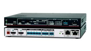 Extron has begun shipping the ShareLink Pro 1000, a wireless and wired collaboration gateway that enables users to present content from computers, tablets, or smartphones onto a display.
