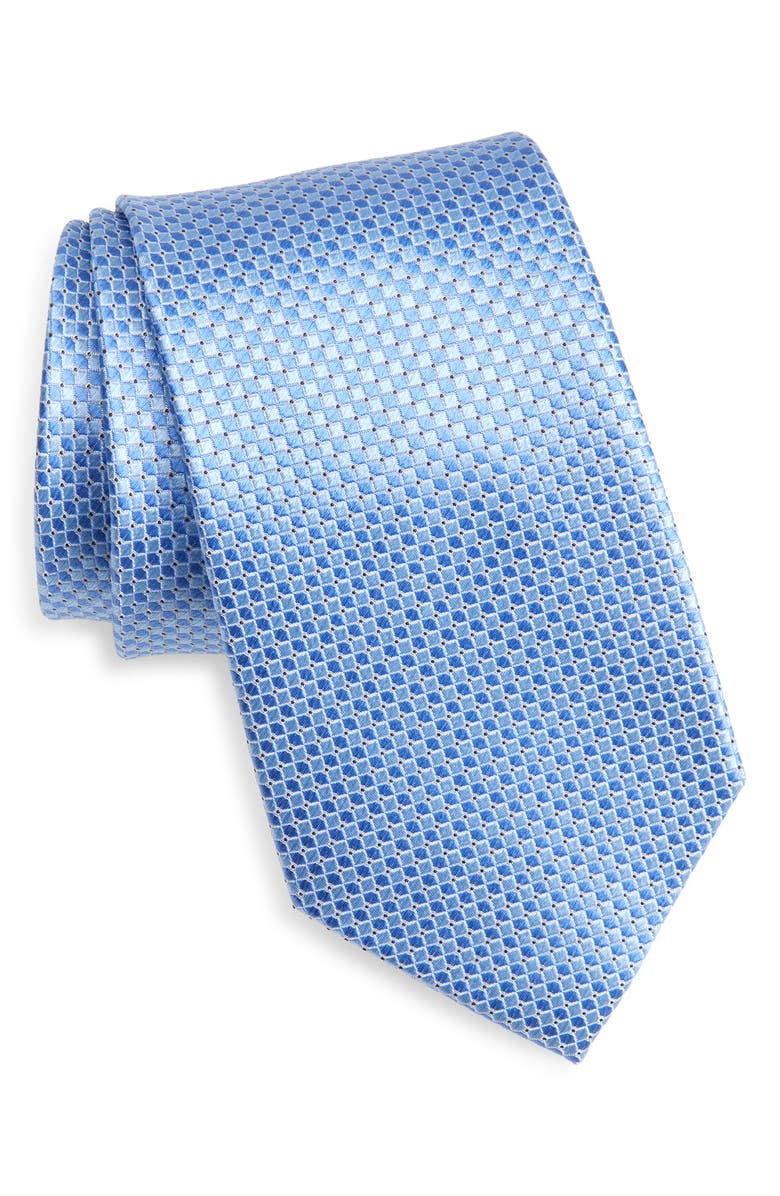 Solid Textured Silk Tie