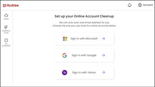 McAfee+ Premium online account clean up.