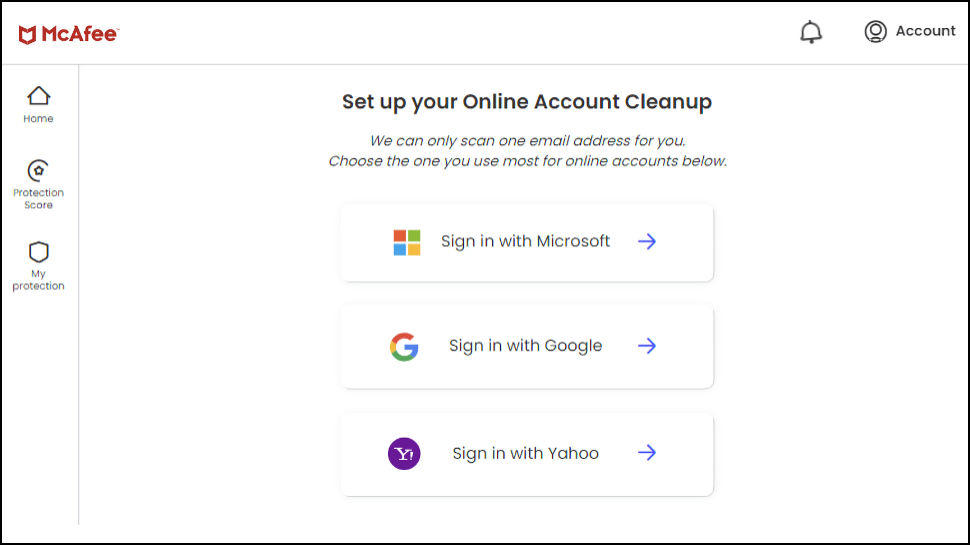 McAfee+ Premium online account clean up.