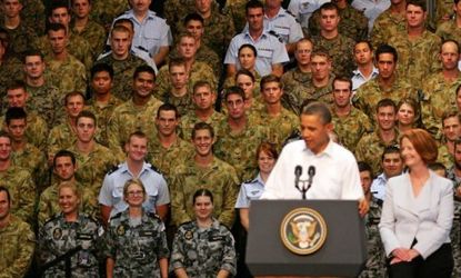 President Obama and Australian Prime Minister Julia Gillard