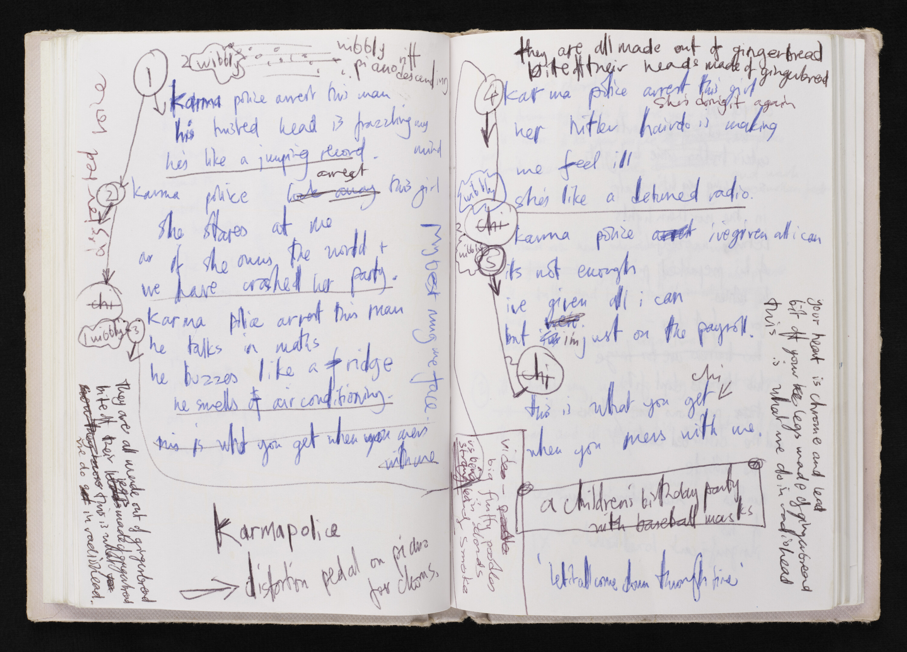 Thom Yorke notebook entry