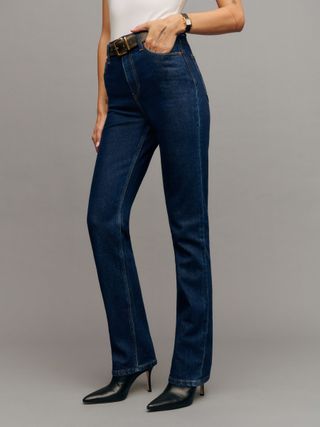 Jax stretch jeans with a high waist and straight leg