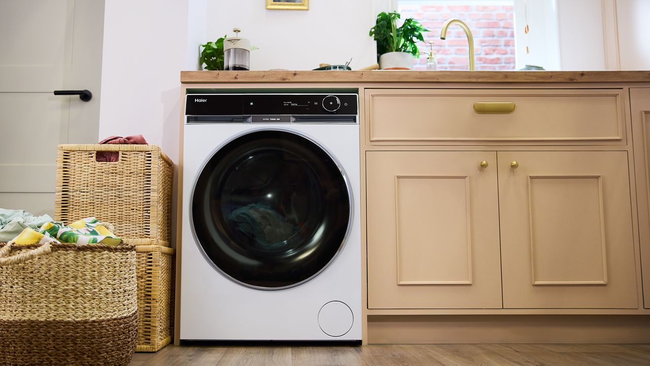 Haier X Series 11 washing machine in kitchen