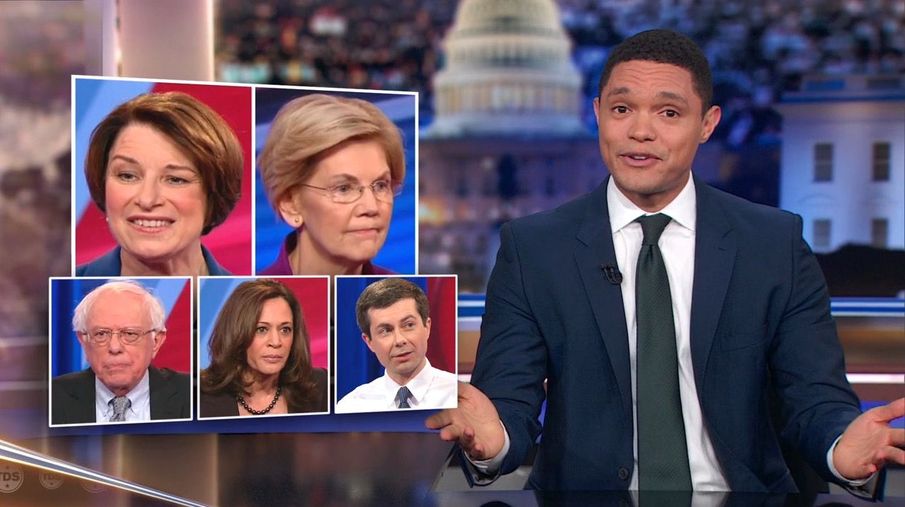 Trevor Noah recaps CNN town halls